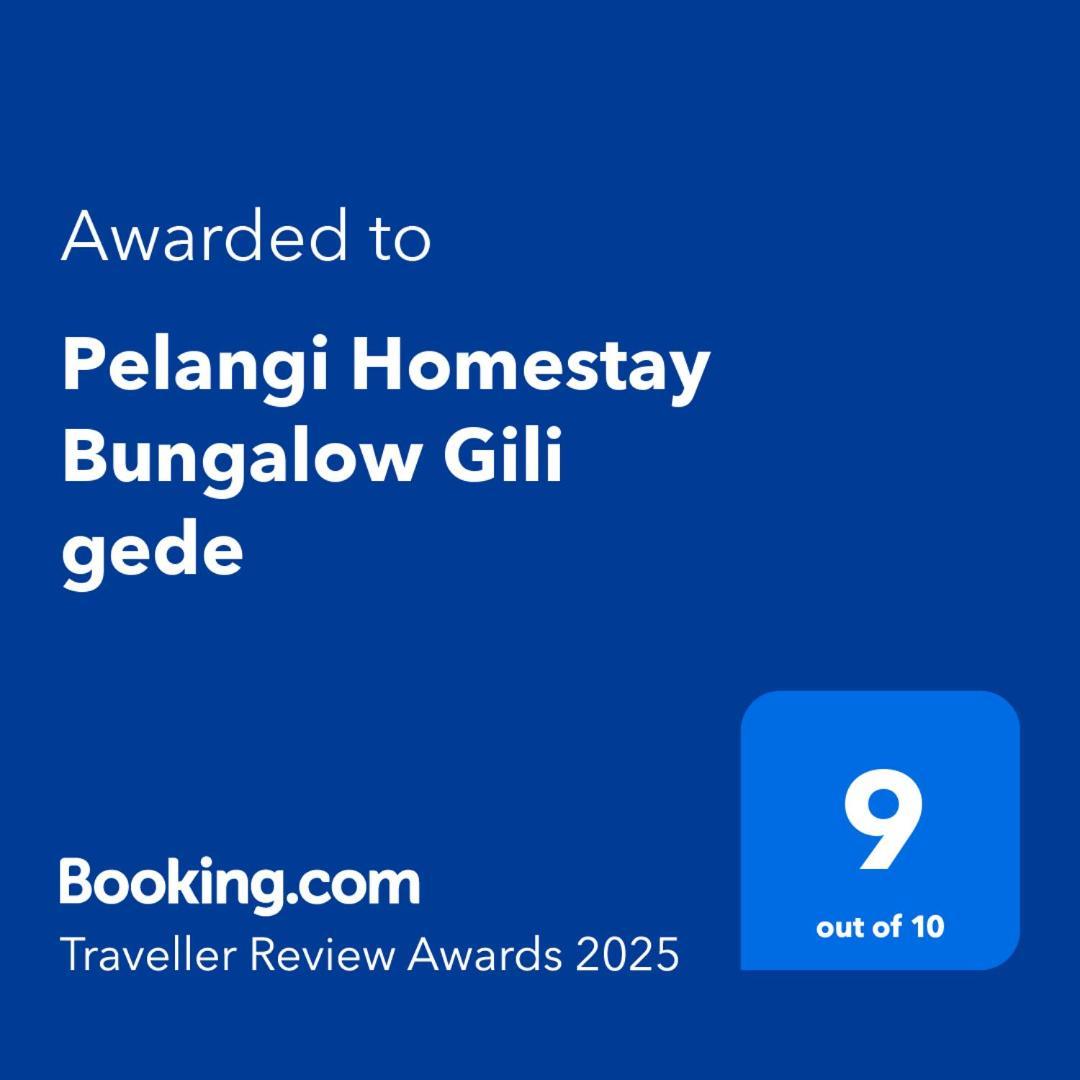 Pelangi Homestay Bungalow Gili Gede Sekotong Exteriör bild
